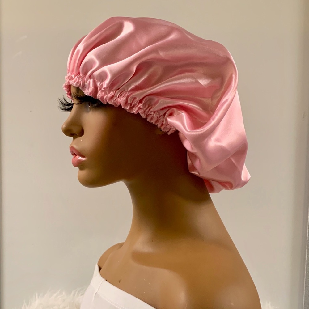 Satin hair bonnet - Picture 2 of 4